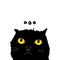 Dusky cat sticker #4889762
