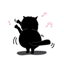 Dusky cat sticker #4889768