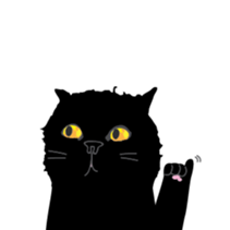 Dusky cat sticker #4889769