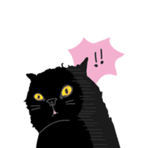 Dusky cat sticker #4889776