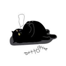Dusky cat sticker #4889777