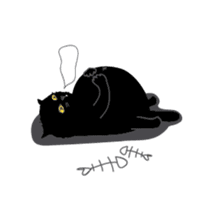 Dusky cat sticker #4889777