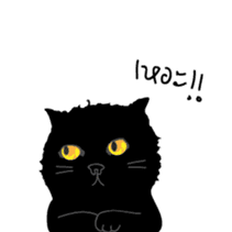 Dusky cat sticker #4889778