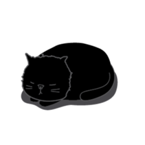Dusky cat sticker #4889780