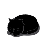 Dusky cat sticker #4889780