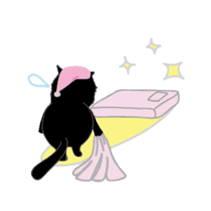 Dusky cat sticker #4889788