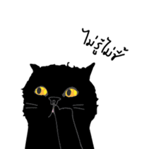 Dusky cat sticker #4889789