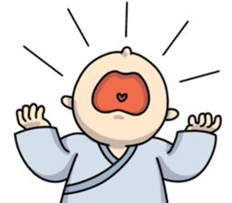 Cute young novices sticker #4889985