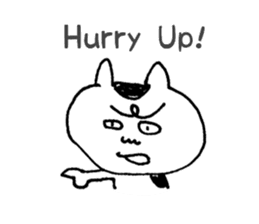 Talkative Chatty Cat sticker #4890162