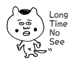 Talkative Chatty Cat sticker #4890173