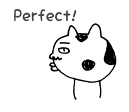 Talkative Chatty Cat sticker #4890176