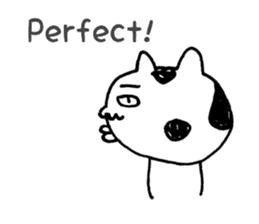 Talkative Chatty Cat sticker #4890176
