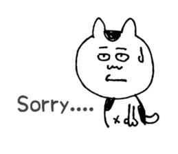 Talkative Chatty Cat sticker #4890183