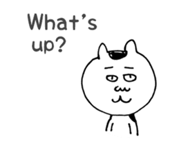 Talkative Chatty Cat sticker #4890184