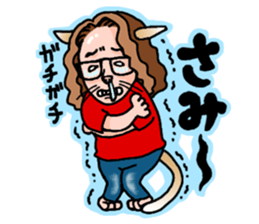 Drumming Cat Bea !! sticker #4890316