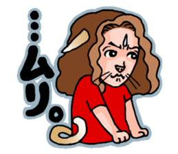 Drumming Cat Bea !! sticker #4890321