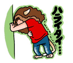 Drumming Cat Bea !! sticker #4890330