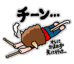 Drumming Cat Bea !! sticker #4890331