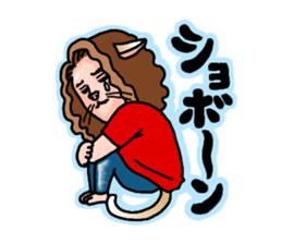 Drumming Cat Bea !! sticker #4890332