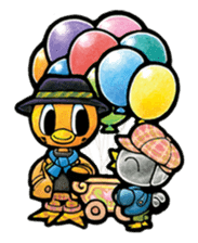 Birds of character "Nindori" sticker #4891128