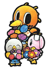 Birds of character "Nindori" sticker #4891131