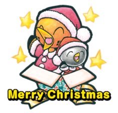 Birds of character "Nindori" sticker #4891151