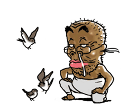 Like a Mononoke (Japanese specter) sticker #4891393