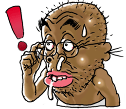 Like a Mononoke (Japanese specter) sticker #4891403