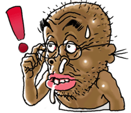 Like a Mononoke (Japanese specter) sticker #4891403