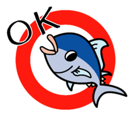 Tuna!! sticker #4891580