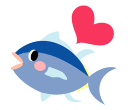 Tuna!! sticker #4891589