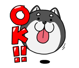 Shiba ball sticker #4891672