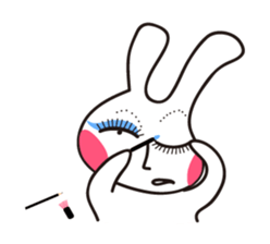 Rabbit people daily sticker #4891874