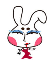 Rabbit people daily sticker #4891877