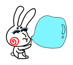 Rabbit people daily sticker #4891890