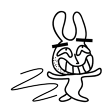 Rabbit people daily sticker #4891896