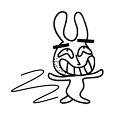 Rabbit people daily sticker #4891896