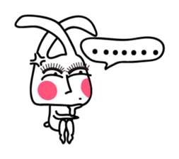 Rabbit people daily sticker #4891900