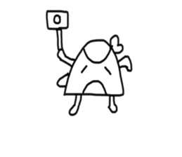 Rice Ball Samurai sticker #4892437