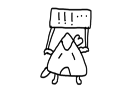 Rice Ball Samurai sticker #4892439