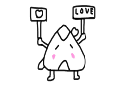 Rice Ball Samurai sticker #4892440