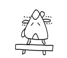 Rice Ball Samurai sticker #4892443