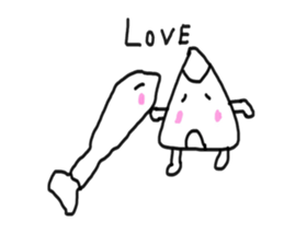 Rice Ball Samurai sticker #4892454