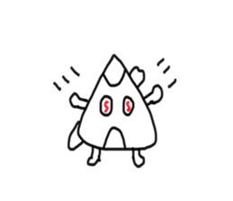 Rice Ball Samurai sticker #4892464