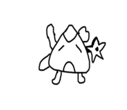 Rice Ball Samurai sticker #4892466