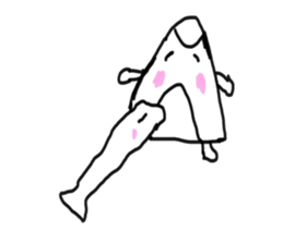 Rice Ball Samurai sticker #4892470