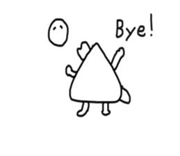 Rice Ball Samurai sticker #4892471