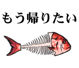 Red sea-bream sticker #4892707