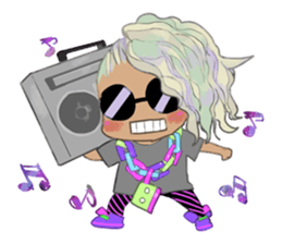 Harajuku Kawaii Girls sticker #4893112