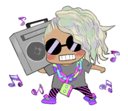 Harajuku Kawaii Girls sticker #4893112